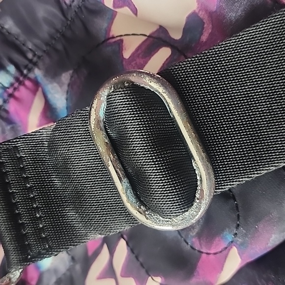 MARC by Marc Jacobs Pretty Nylon Eliz-A-Baby Diaper Bag, Black & Purple Multi - Picture 9 of 14